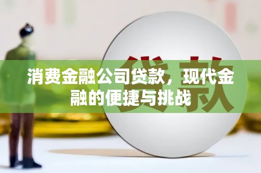 福建消费金融公司贷款，现代金融的便捷与挑战