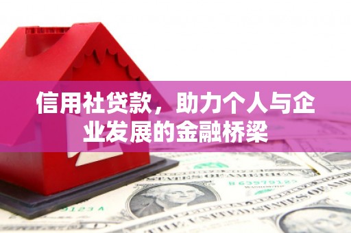 福建信用社贷款，助力个人与企业发展的金融桥梁