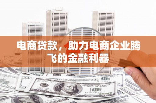 福建电商贷款，助力电商企业腾飞的金融利器