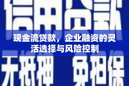 福建现金流贷款，企业融资的灵活选择与风险控制