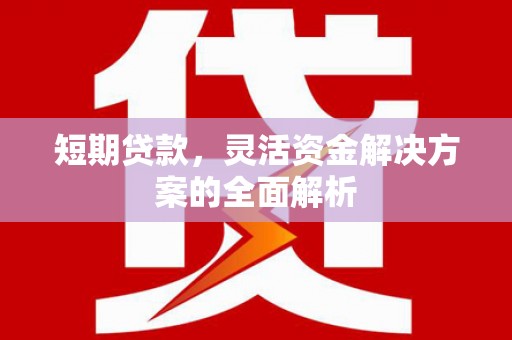 福建短期贷款，灵活资金解决方案的全面解析