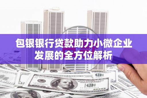 福建包银银行贷款助力小微企业发展的全方位解析