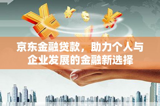 福建京东金融贷款，助力个人与企业发展的金融新选择