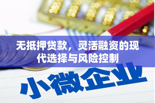 福建无抵押贷款，灵活融资的现代选择与风险控制