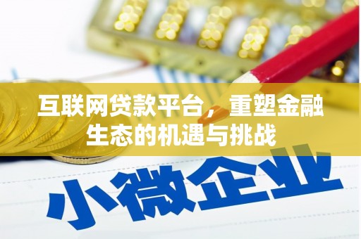 福建互联网贷款平台，重塑金融生态的机遇与挑战