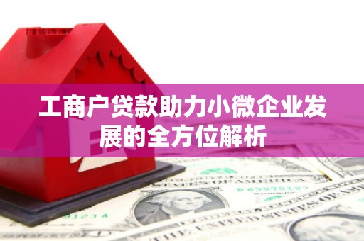 福建工商户贷款助力小微企业发展的全方位解析