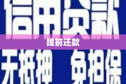 福建提前还款