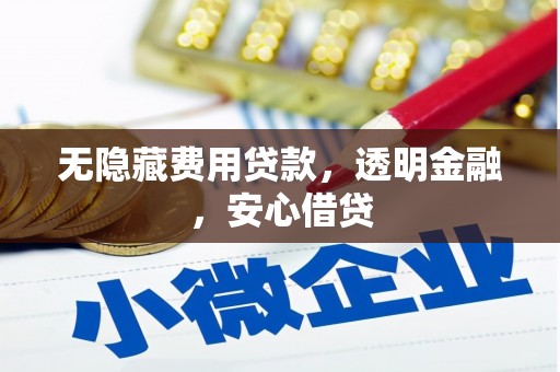 福建无隐藏费用贷款，透明金融，安心借贷