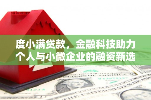福建度小满贷款，金融科技助力个人与小微企业的融资新选择