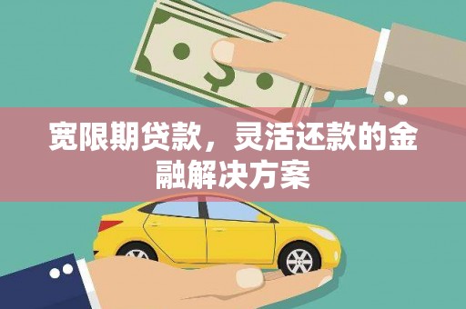 福建宽限期贷款，灵活还款的金融解决方案