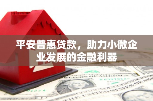 福建平安普惠贷款，助力小微企业发展的金融利器