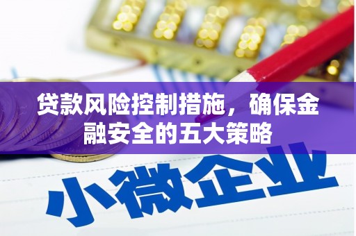 福建贷款风险控制措施，确保金融安全的五大策略