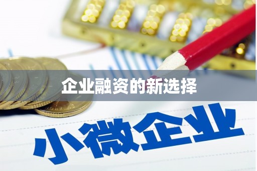 福建企业融资的新选择