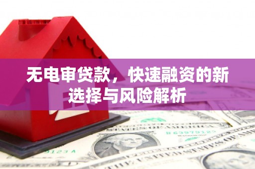 福建无电审贷款，快速融资的新选择与风险解析