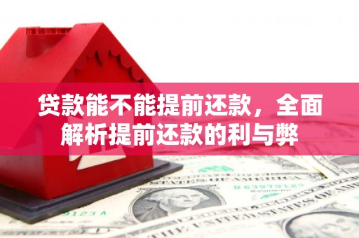 福建贷款能不能提前还款，全面解析提前还款的利与弊