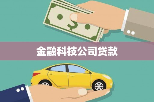 福建金融科技公司贷款