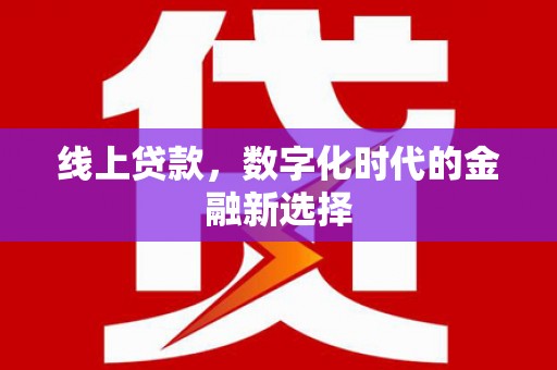 福建线上贷款，数字化时代的金融新选择