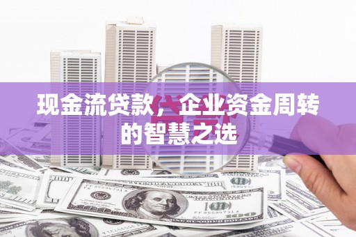 福建现金流贷款，企业资金周转的智慧之选