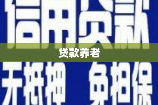 福建贷款养老