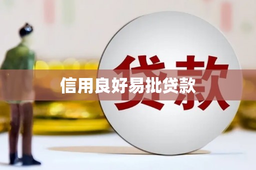 福建信用良好易批贷款